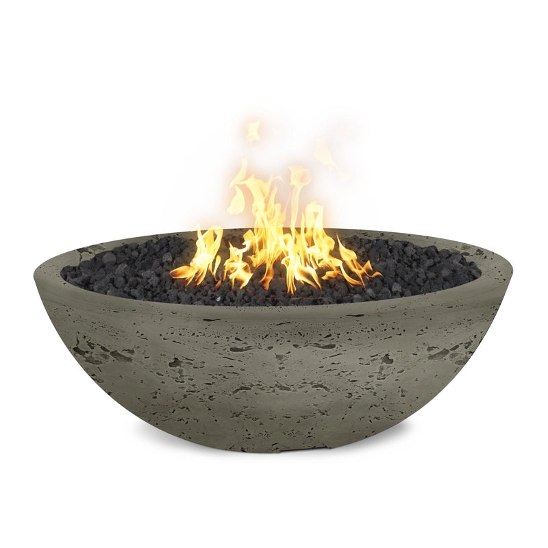 The Outdoor Plus Sedona GFRC Concrete Fire Bowl - Moss Stone
