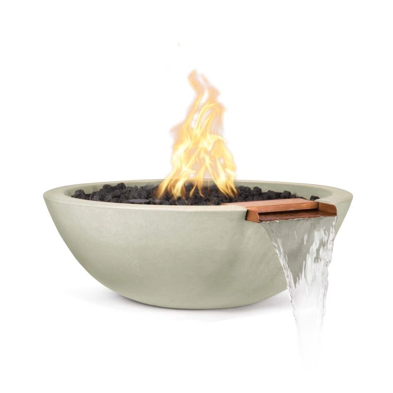 The Outdoor Plus Sedona GFRC Concrete Fire & Water Bowl - Ash