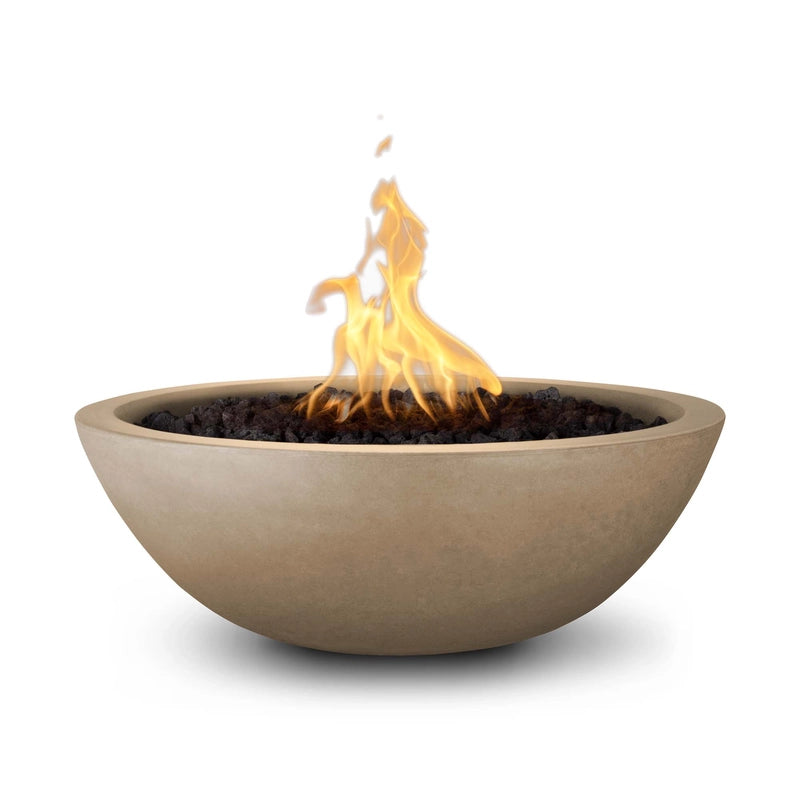 The Outdoor Plus Sedona GFRC Concrete Fire Bowl - Brown