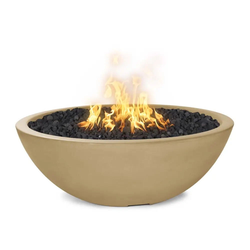 The Outdoor Plus Sedona GFRC Fire Pit – Narrow Ledge Brown