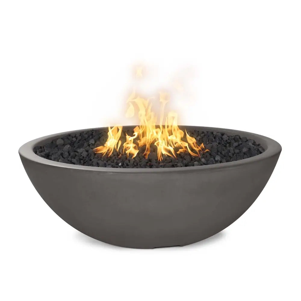 The Outdoor Plus Sedona GFRC Fire Pit – Narrow Ledge Chestnut
