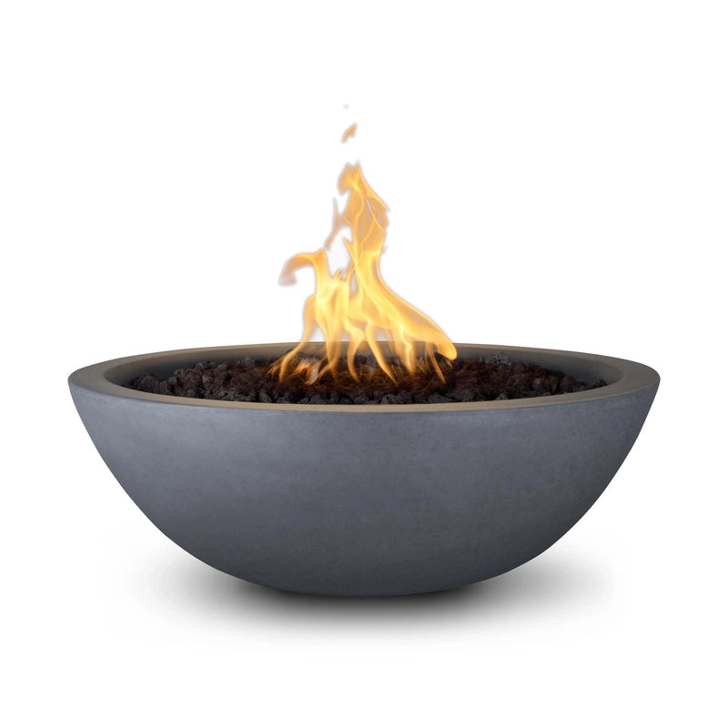The Outdoor Plus Sedona GFRC Concrete Fire Bowl - Smooth Gray