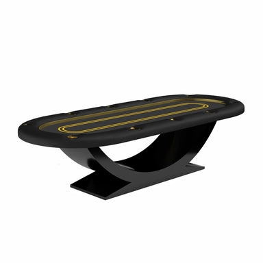 Arts Gameroom Siamun Poker Table - Black