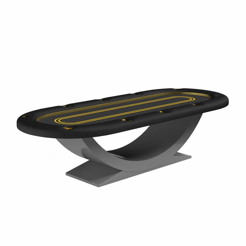 Arts Gameroom Siamun Poker Table - Gray