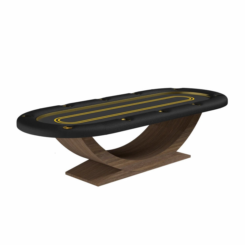 Arts Gameroom Siamun Poker Table - Walnut