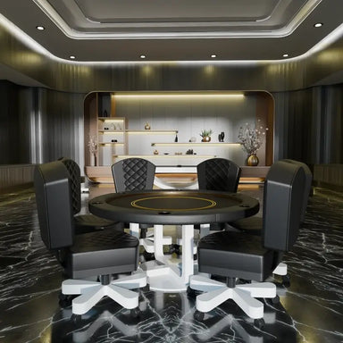 Siamun Round Poker Table by Arts Gameroom Lifestyle