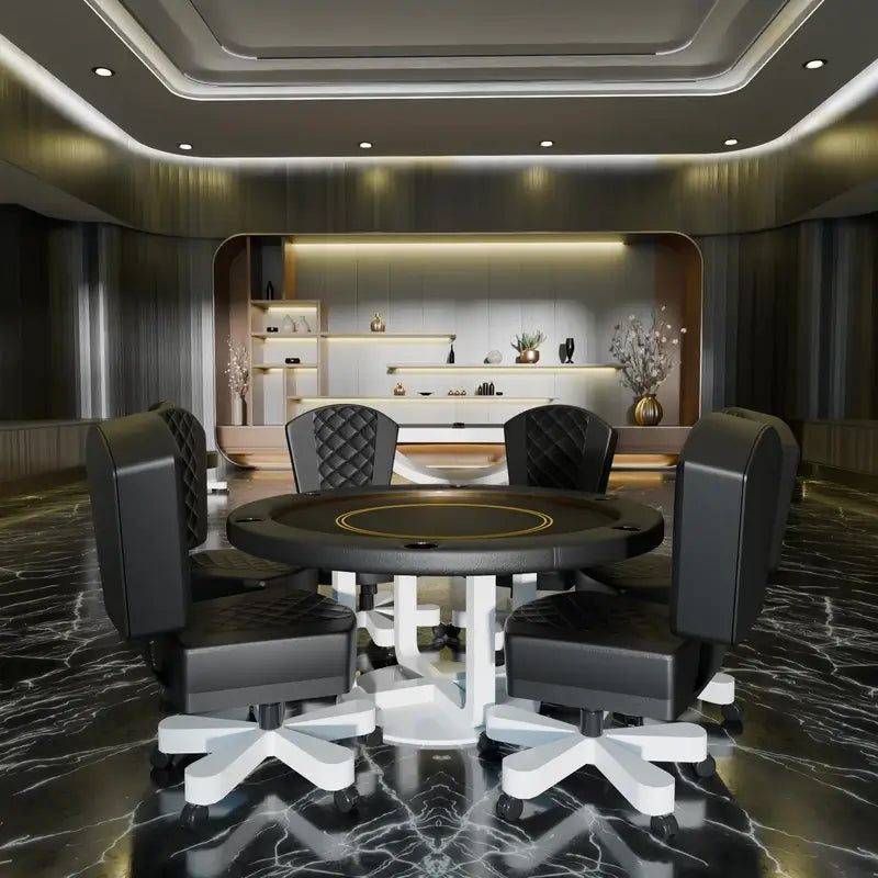 Siamun Round Poker Table by Arts Gameroom Lifestyle