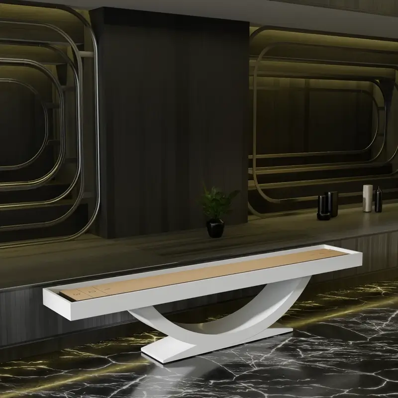 Siamun 9 ft Shuffleboard by Arts Gameroom Living Room Lifestyle