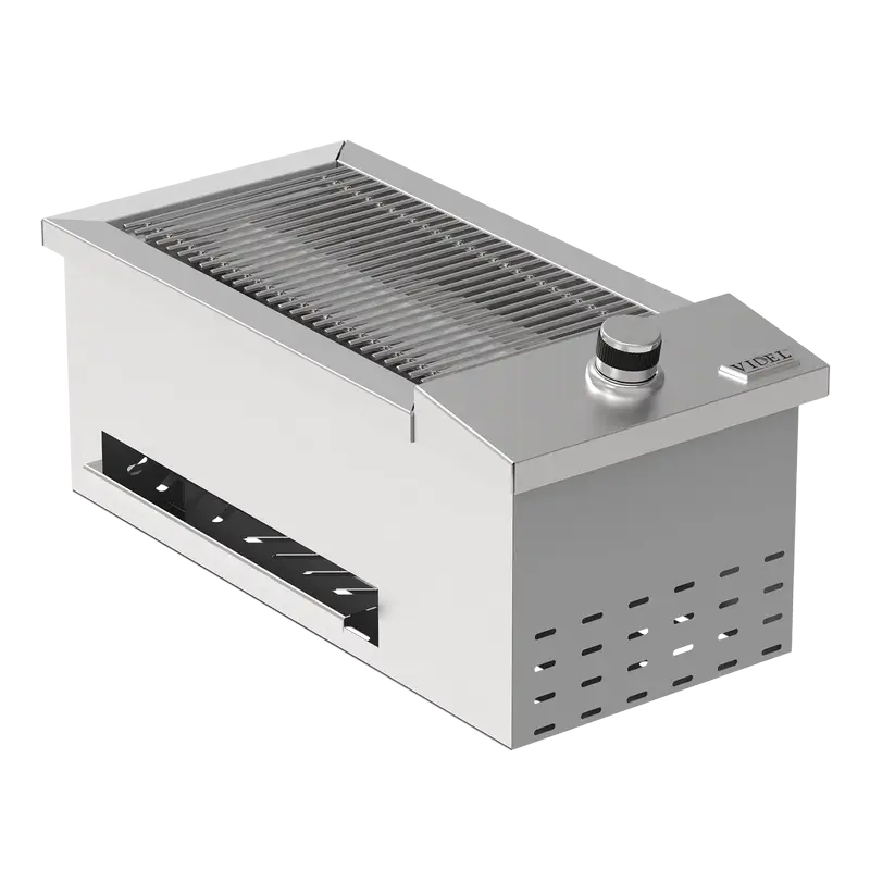 Videl Grills The Anza Single Burner Stainless Steel Grill Tabletop