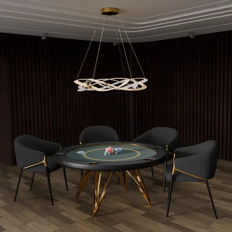 Star Edition Round Poker Table by Arts Gameroom Lifestyle