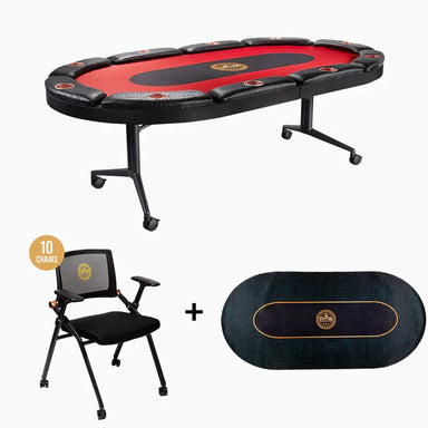 Triton 10 Player Poker Table Combo