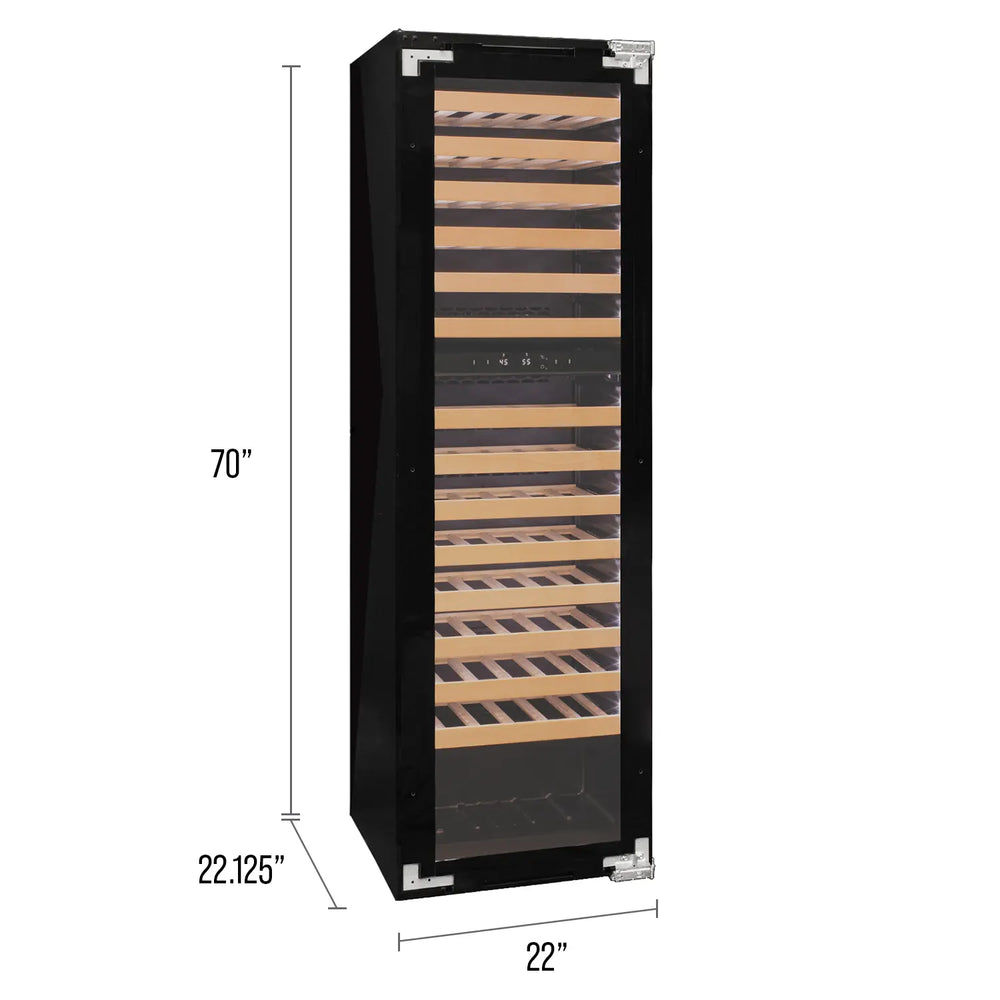 VCWR 70' Tall Wine Refrigerator Dimensions