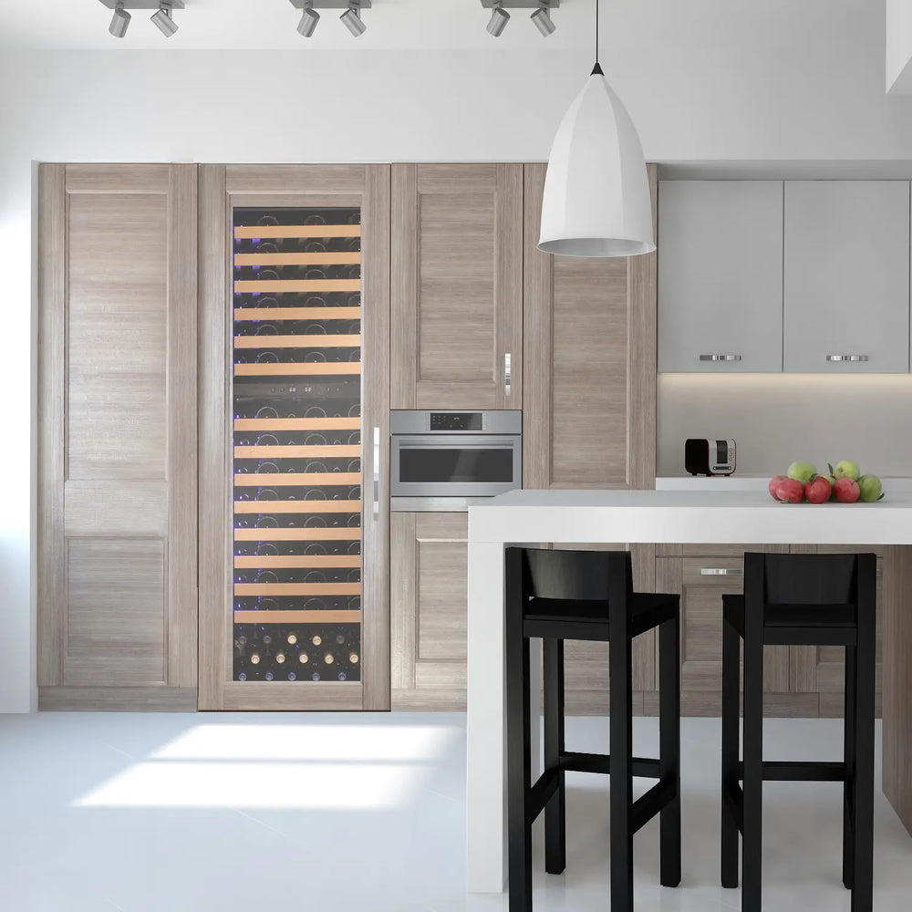 VCWR Dual Storage Zone Left Hinge Built In Example