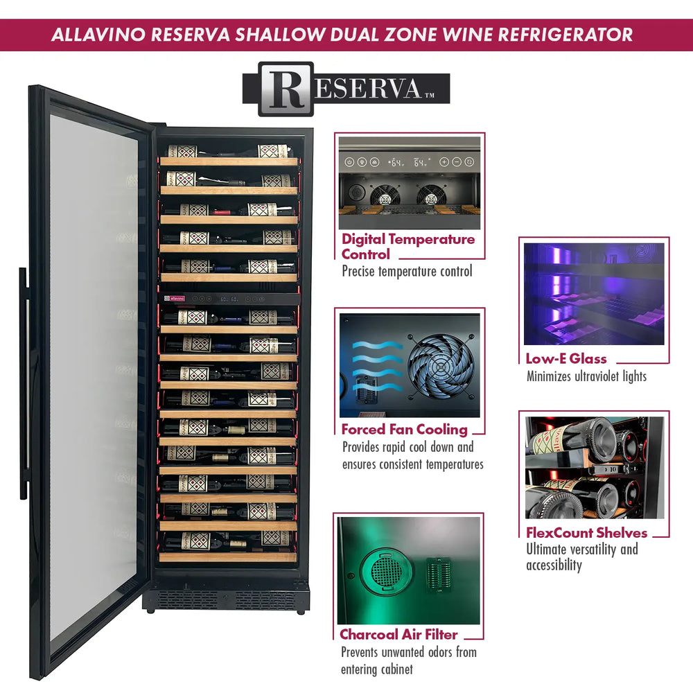 Allavino VSW6771 Wine Refrigerator More Features