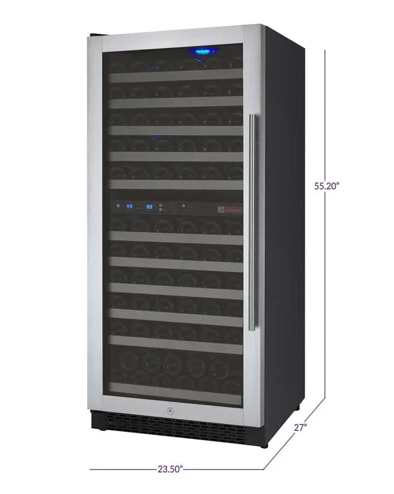 Allavino 121 Bottle Dual Zone Wine Fridge
