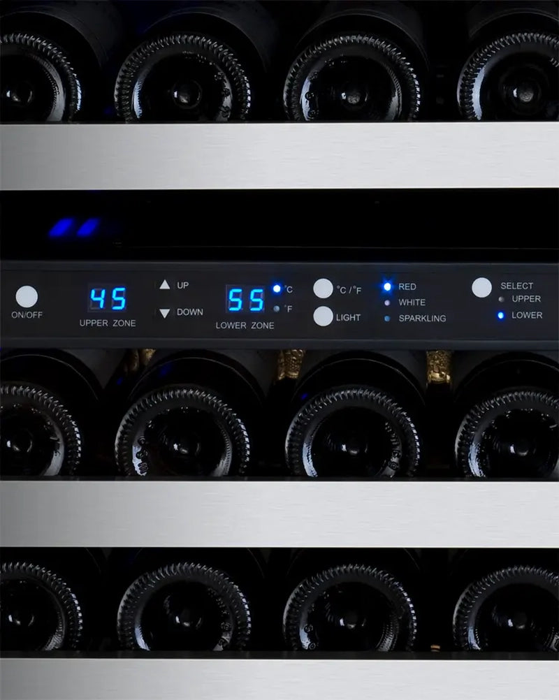 VSWR121 Dual Zone Temperature Settings