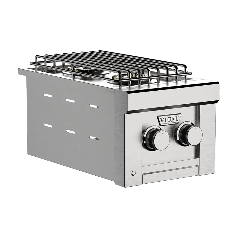 Videl Grills Fuego I Double Side Burner Stainless Steel