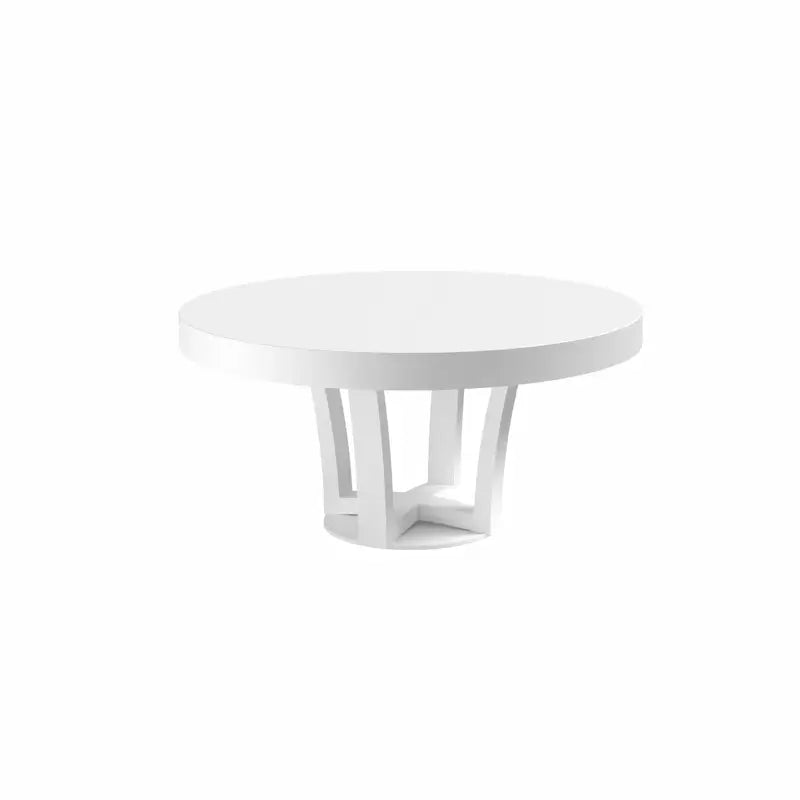 Galaxy Round Poker Table  by Arts Gameroom White Dining Top