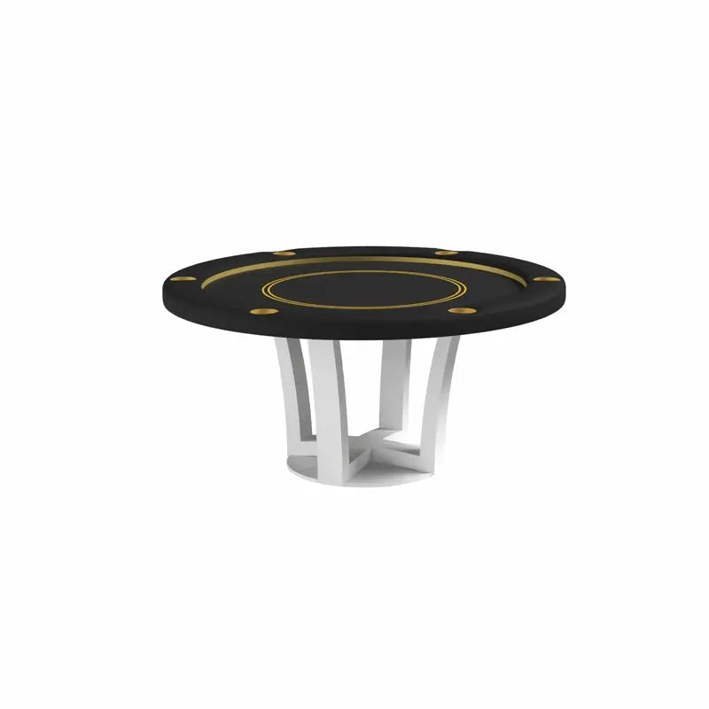 Galaxy Round Poker Table  by Arts Gameroom White