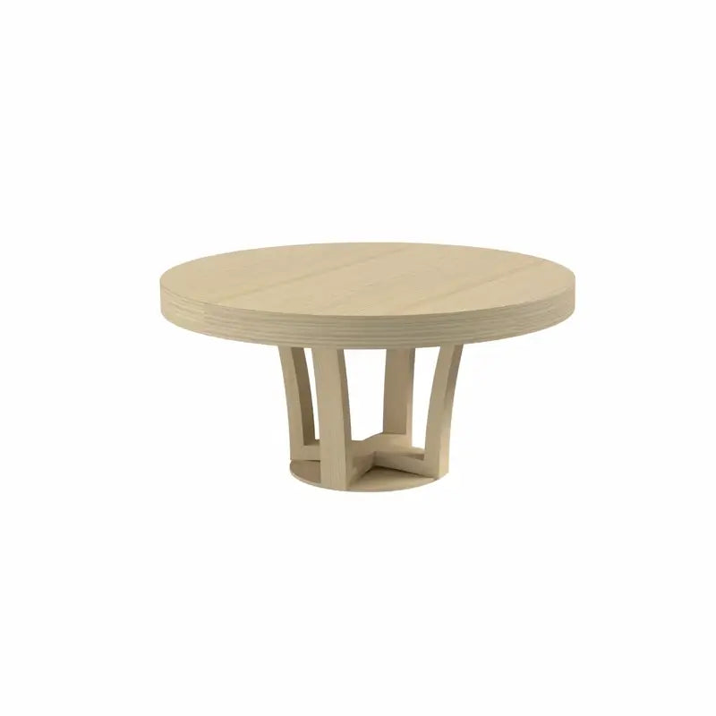 Galaxy Round Poker Table  by Arts Gameroom White Oak Dining Top