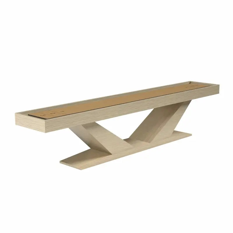 Luxor Shuffleboard Table by Arts Gameroom White Oak