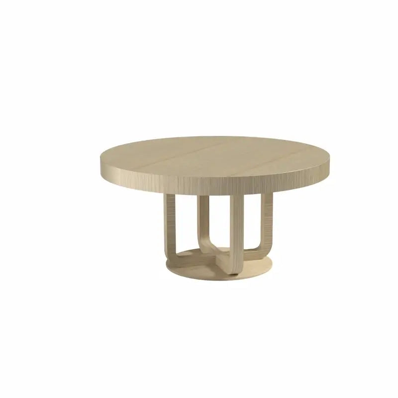 Siamun Round Poker Table by Arts Gameroom White Oak Dining Top