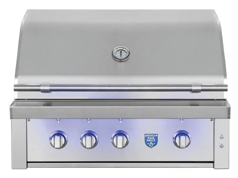 American Made Grills Estate Freedom 36" 3-Burner Gas Grill Closed Lid