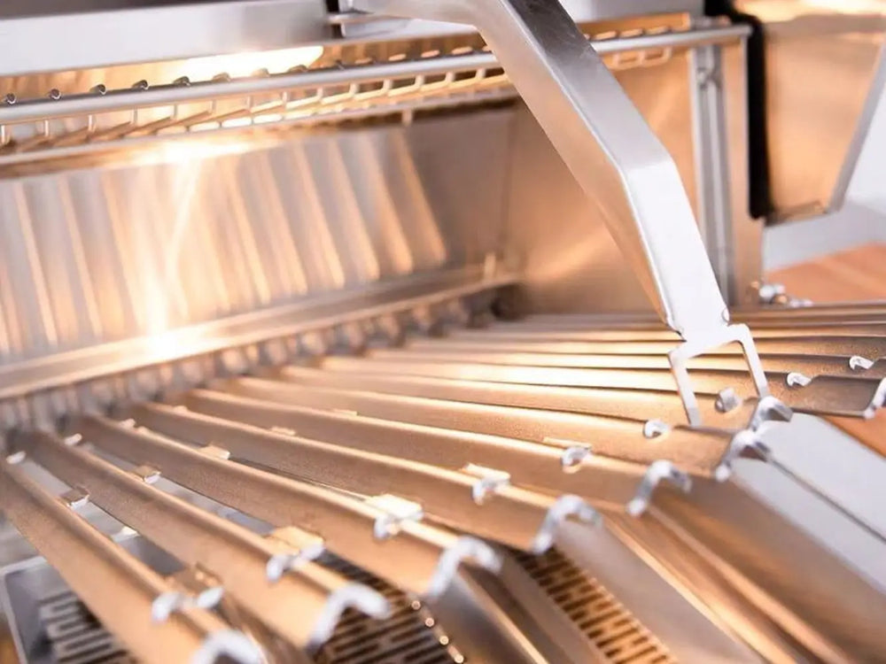 Removing stainless steel cooking grates for cleaning
