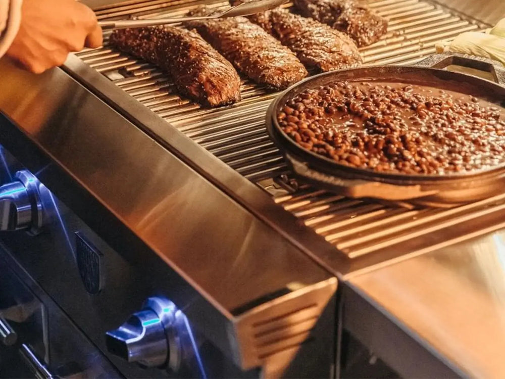 Close up food lifestyle cooked on American Made Grills