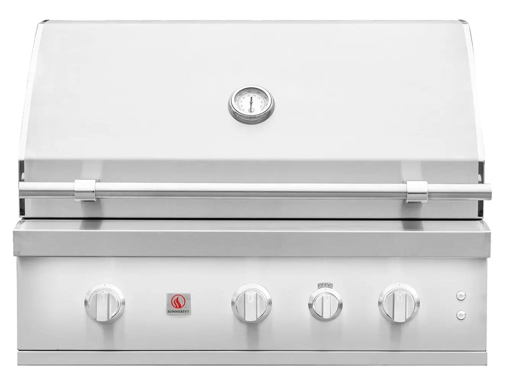 Summerset Quest 36” Built-In Grill – Infrared Rotisserie Closed Lid Front View