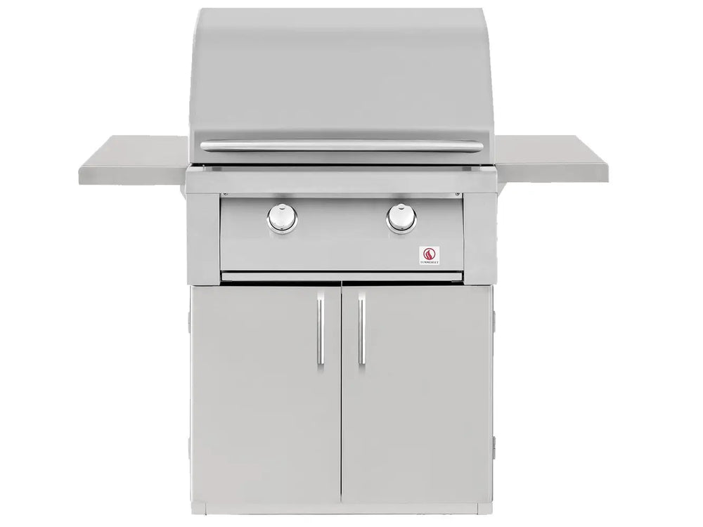 Summerset Resort 30” Grill in a Pedestal Closed Lid Front View