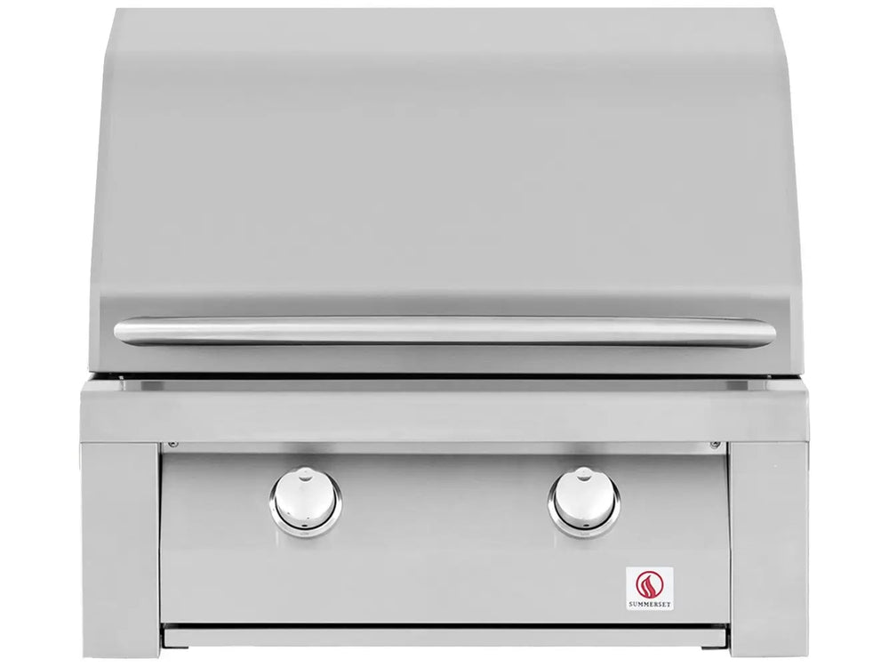 Summerset Resort 30” Grill – 2-Burner Commercial Built-In Closed Lid Front View
