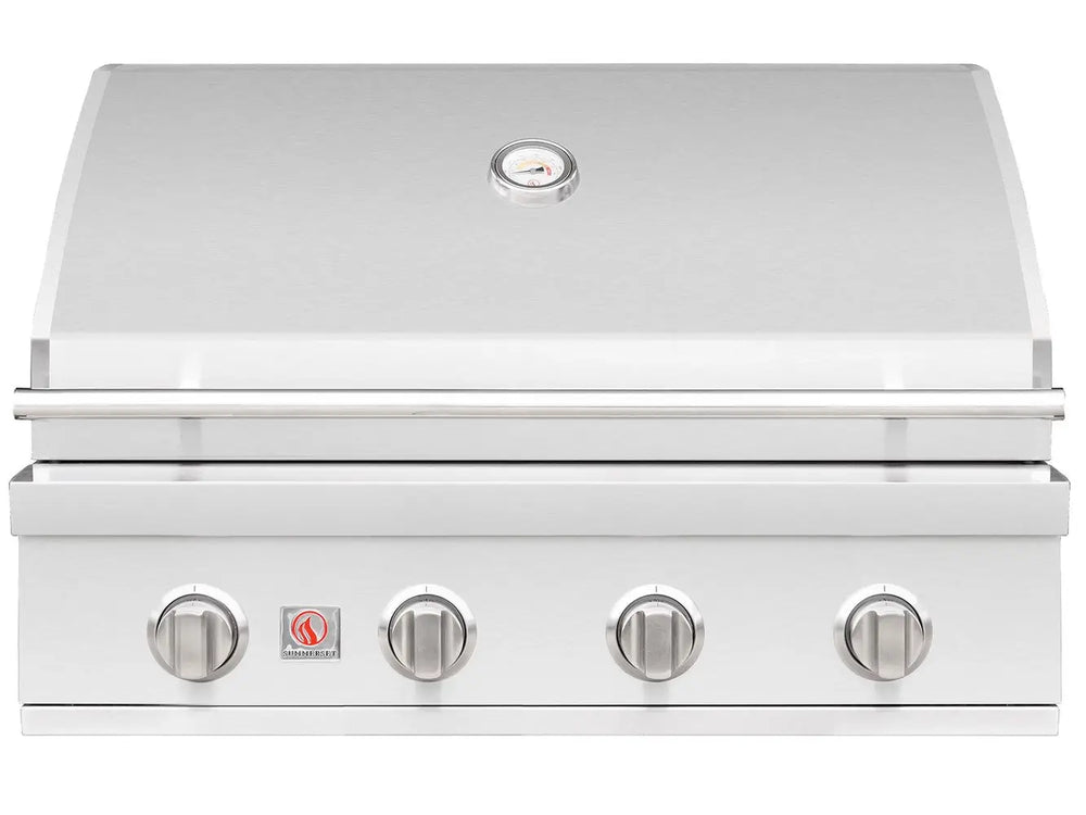 Summerset Sizzler 32" Built‑In Gas Grill – 443 SS Closed Lid Front View