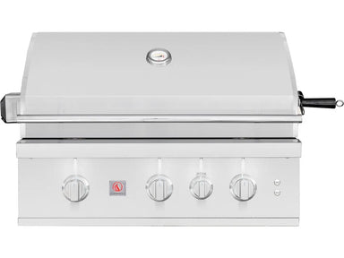 Summerset TRL Pro 32” Grill – 60,000 BTUs & Rotisserie Closed Lid Front View