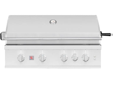 Summerset TRL Pro 40” Grill – 80,000 BTUs & Rotisserie Closed Lid Front View