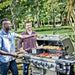 Broil King Regal S 590 Pro IR gas grill cooking outdoors