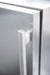 Close-up of the heavy-duty stainless steel vertical handle on a Summerset outdoor appliance.