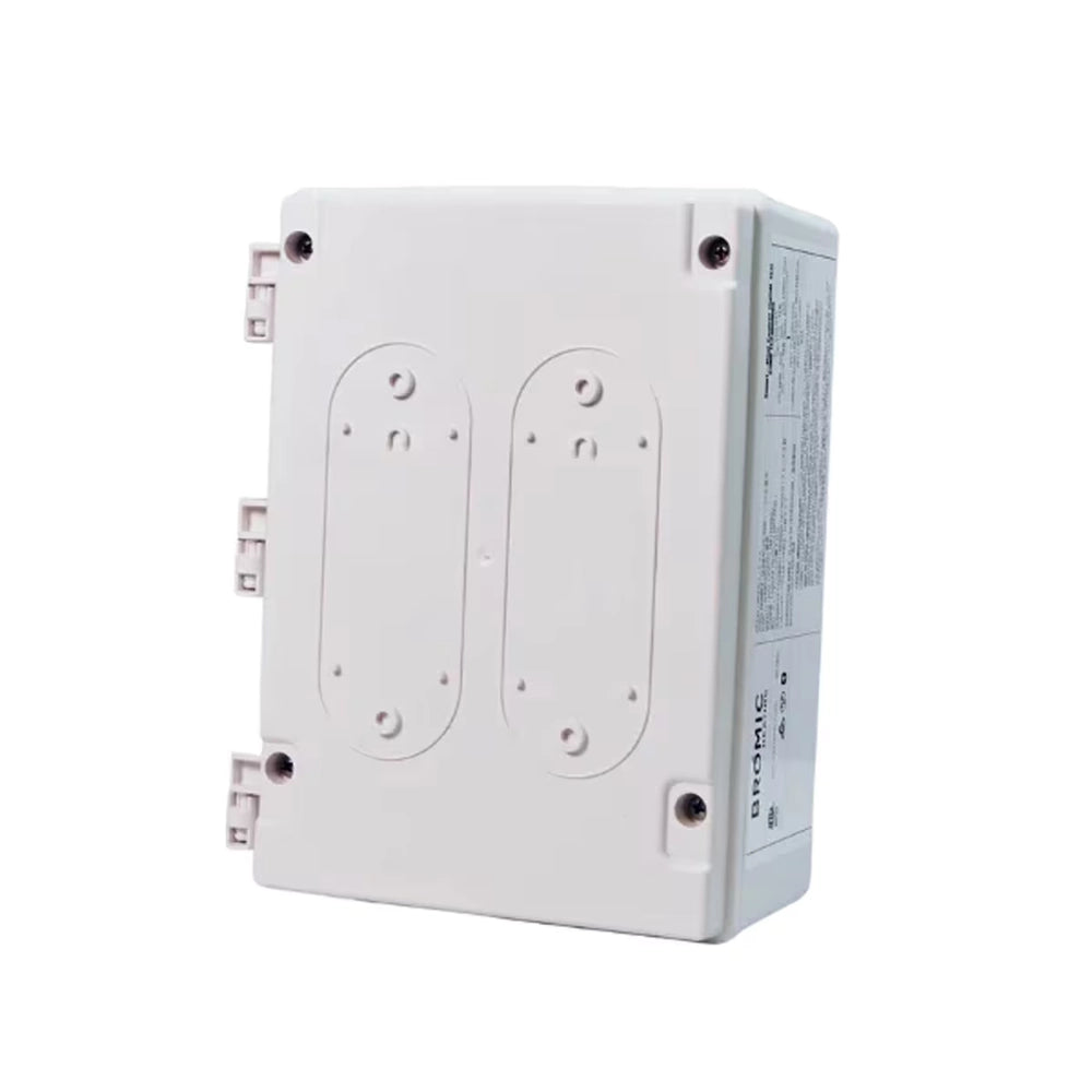 Bromic Eclipse Smart-Heat Control receiver box and mobile app for 1-channel dimmer control via WiFi/Bluetooth.