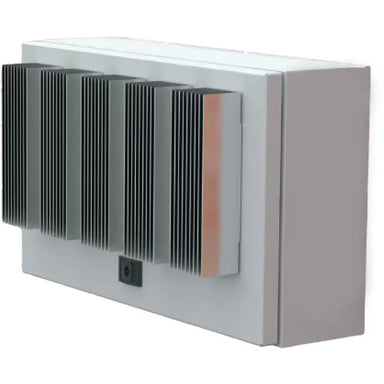 Bromic Affinity Smart-Heat Dimmer Control, white outdoor receiver with heat sink for 5 channel WiFi/Bluetooth.