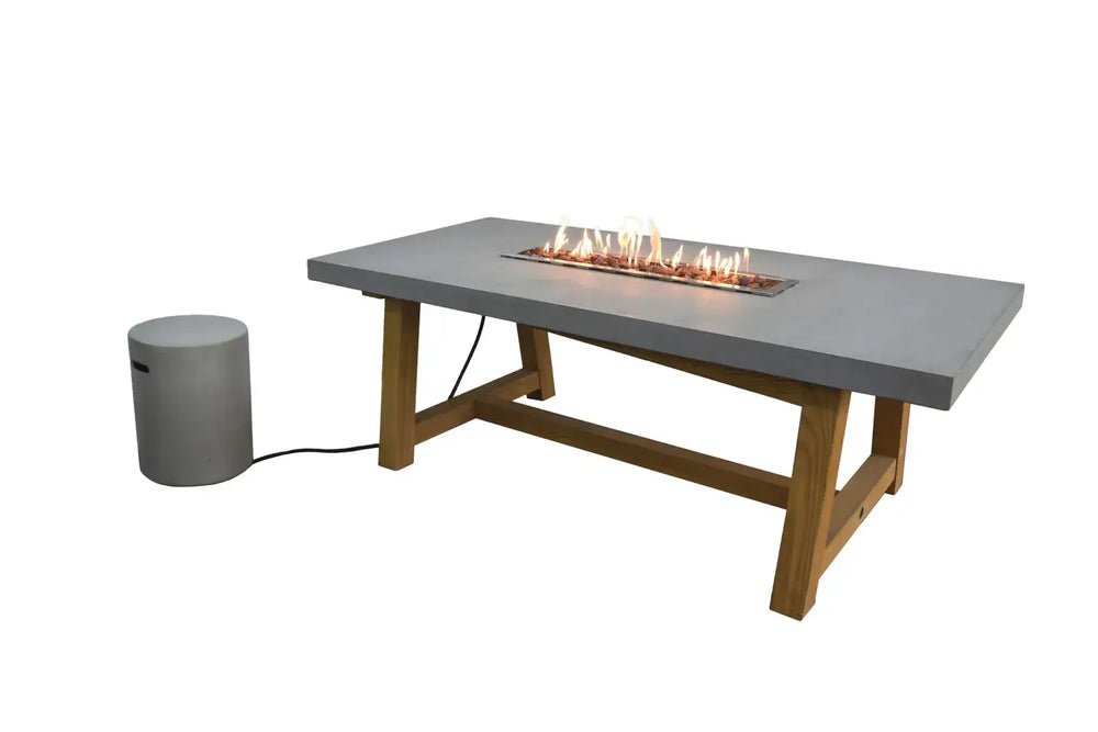 Elementi OFG201 Sonoma Dining Fire Table, 45k BTU