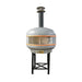 WPPO Lava 40 digital wood-fired pizza oven with a built-in digital temperature display and stainless steel door.