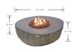 Dimensional diagram for the Boulder OFG110 fire table: 43.3" (110cm) length, 35" (89cm) width, and 16.1" (41cm) height.