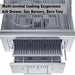 Sunstone SUNCHZ30 multi-level cooking system with ash drawer and gas burners