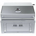 Sunstone SUNCHZ30 30-inch hybrid gas and charcoal built-in grill closed lid view