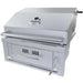 Sunstone SUNCHZ30 stainless steel hybrid charcoal grill with adjustable burn tray crank