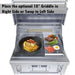 Sunstone SUNCHZ30 hybrid grill with optional 10-inch griddle insert for multi-zone cooking