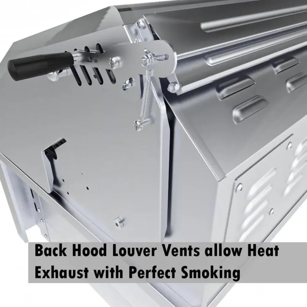 Sunstone SUNCHZ30 back hood louver vents for heat exhaust and smoke control