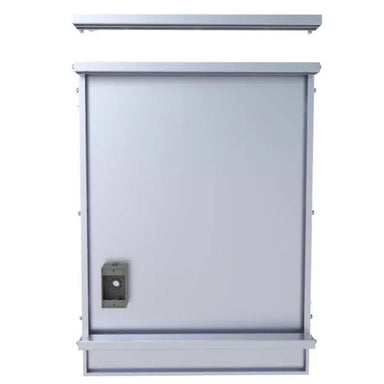 Sunstone SCC25SPE 25" back appliance panel for outdoor kitchen appliance cabinet, stainless steel rear support panel.