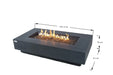 Elementi Plus Positano OFG415DG fire table dimensions showing 152.4 cm length and 81 cm width.