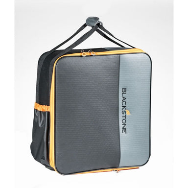Blackstone 17-Inch Tabletop Griddle Backpack with Hard Shell Front and Bold Orange Zipper – Durable and Portable Outdoor Griddle Bag